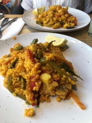 Paella  at Gusto Ristobar in Sevilla