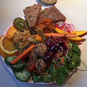 kleines veganes Frühstück  at Napoljonska in Berlin