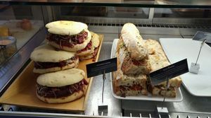 vegane Sandwiches at Napoljonska in Berlin