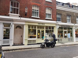 Outside at Raw Press in South West London