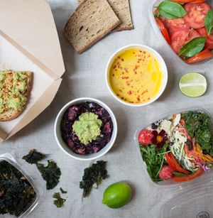 Eat-in, take-away or order through Deliveroo at Raw Press in South West London