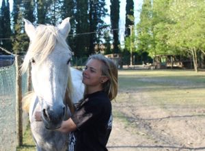 In the picture: Corallo and Rebecca at Ippoasi Animal Sanctuary in San Piero A Grado
