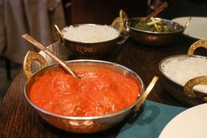 kofta curry at Blue Lotus in Vilnius