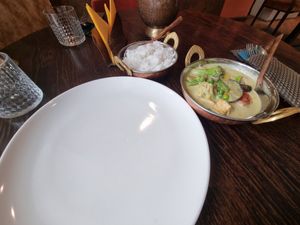 Thai green curry at Blue Lotus in Vilnius