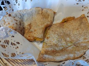 Potato Paratha at Blue Lotus in Vilnius