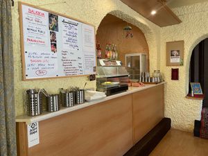 Order indoors / Outdoor to go is available as well. Great Menu & Desserts at Baladeva in Trutnov