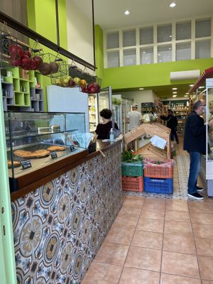 Inside at Botanica Biomarket in Patras