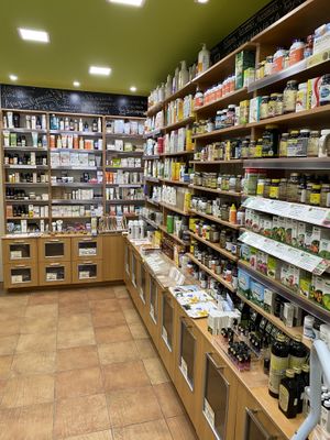 Supplements etc   at Botanica Biomarket in Patras