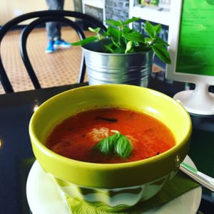 Tomato Soup Yummy  at GF Cafe in Prague