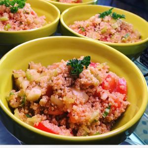 Quinoa salad #glutenfree #vegan  at GF Cafe in Prague