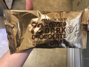 Vegan chocolate chips  at Trader Joe's in Colorado Springs