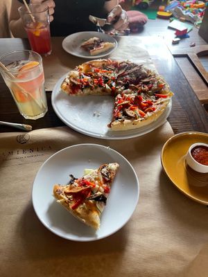 New name Kamienica 😊
BBQ pizza was the most delicious ever ! My wife don’t like taste of bbq so they made it without bbq sauce 👍🏻 they made as well from plant milk panc at Przystanek Patrzalkowie - Maybe Closed in Malbork