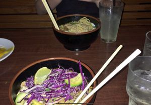 Vegan mushroom ramens   at moto-i in Minneapolis