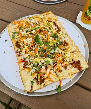 Pizza Taco's Modern Life (Square) at Pie-Sci in Detroit