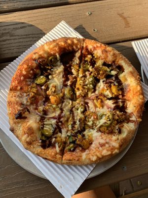 Insane Cauliflower Pizza-vegan at Pie-Sci in Detroit