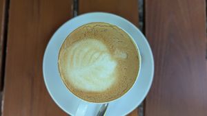 Delicious coffee at Landhaus in Wolfratshausen