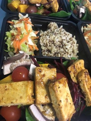 vegan bento at Hairy Lentil in Waroona