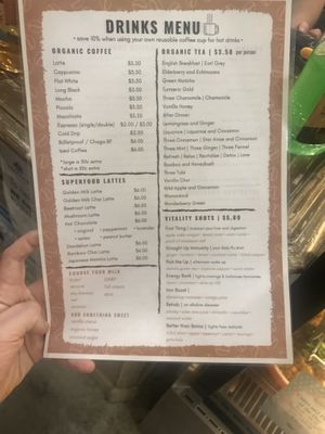 Other side  at Health Nuts Shop & Cafe in Sydney