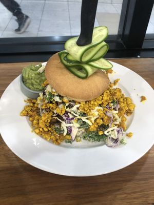 Pulled Vork (spicy) at Health Nuts Shop & Cafe in Sydney