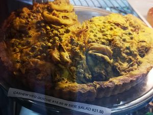 Cashew Quiche at Health Nuts Shop & Cafe in Sydney