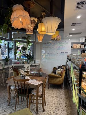 Seating area   at Health Nuts Shop & Cafe in Sydney