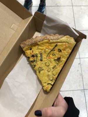 Quiche - vegan at Health Nuts Shop & Cafe in Sydney