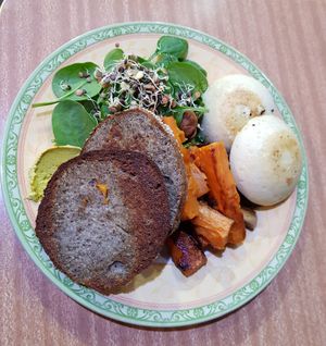 Vegan paleo breakfast  at Health Nuts Shop & Cafe in Sydney