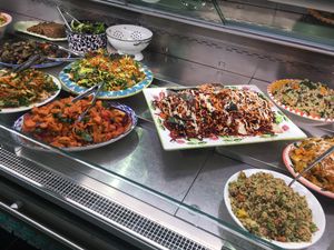 Health nuts display cabinet.  at Health Nuts Shop & Cafe in Sydney