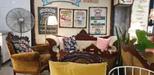 Comfortable seating at Health Nuts Shop & Cafe in Sydney