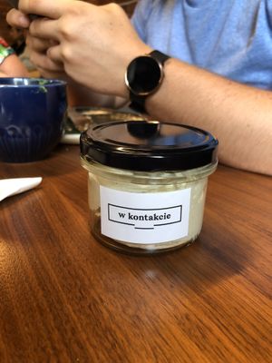 Pasta z wedzonego tofu - smoked tofu spread  at W Kontakcie in Wroclaw