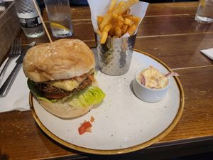 Plant Burger at Anglesey Arms in Menai Bridge
