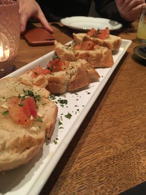 Bruschetta at Die Villa in Weiden