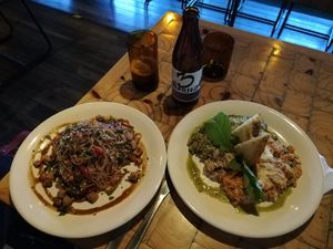 thai noodles & risotto at Tandana in Quito