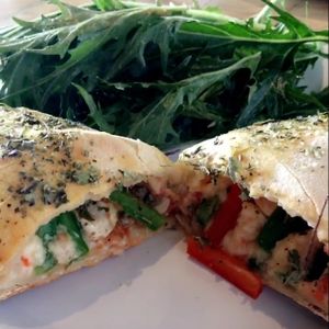 Calzone! at Tandana in Quito