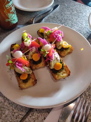 Bruschetta  at Tandana in Quito