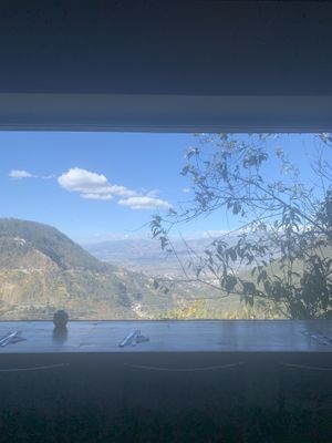 The view  at Tandana in Quito