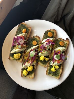 The garbanzo cheese was soo good  at Tandana in Quito