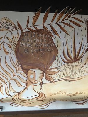 Murales hermosos  at Tandana in Quito