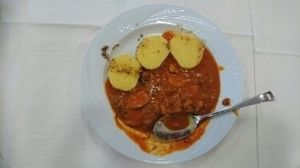 Erdäpfelknödel mit Schwammerlsauce at Wohlfuhlhotel Goiserer Muhle in Bad Goisern