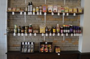 Pantry items at Good Rebel. at Good Rebel in Toronto