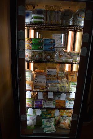 Lots of vegan cheeses at Good Rebel. at Good Rebel in Toronto