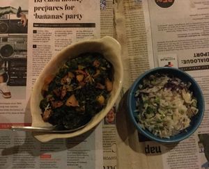 Palak Tofu at bARACA in Kampot