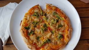 Glutenfreie vegane Pizza  at Casa Tua in Bergkamen