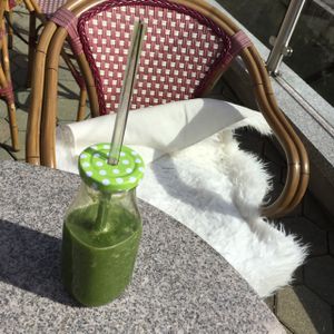 Crazy green smoothie at Bosek's Salt & Sugar in Wagrain
