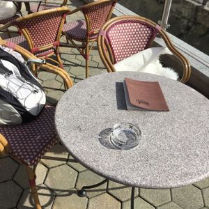 Lovely outside seating at Bosek's Salt & Sugar in Wagrain