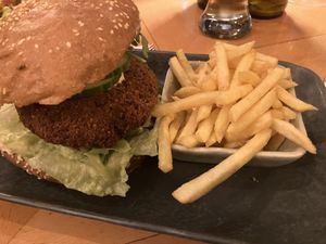 Falafel burger   at Bosek's Salt & Sugar in Wagrain