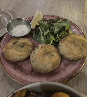 Crab cakes  at Firefly Tapas Kitchen & Bar in Las Vegas