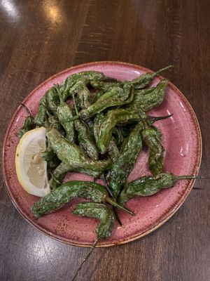 Padron peppers  at Firefly Tapas Kitchen & Bar in Las Vegas