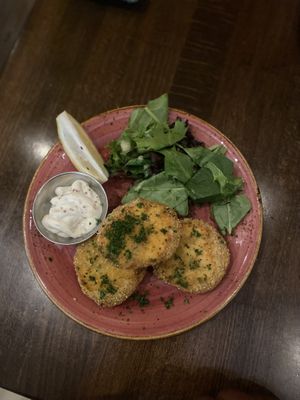 Crab cakes  at Firefly Tapas Kitchen & Bar in Las Vegas