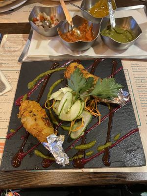 Tandoori soya tikka at Sanskruti Restaurant in Liverpool